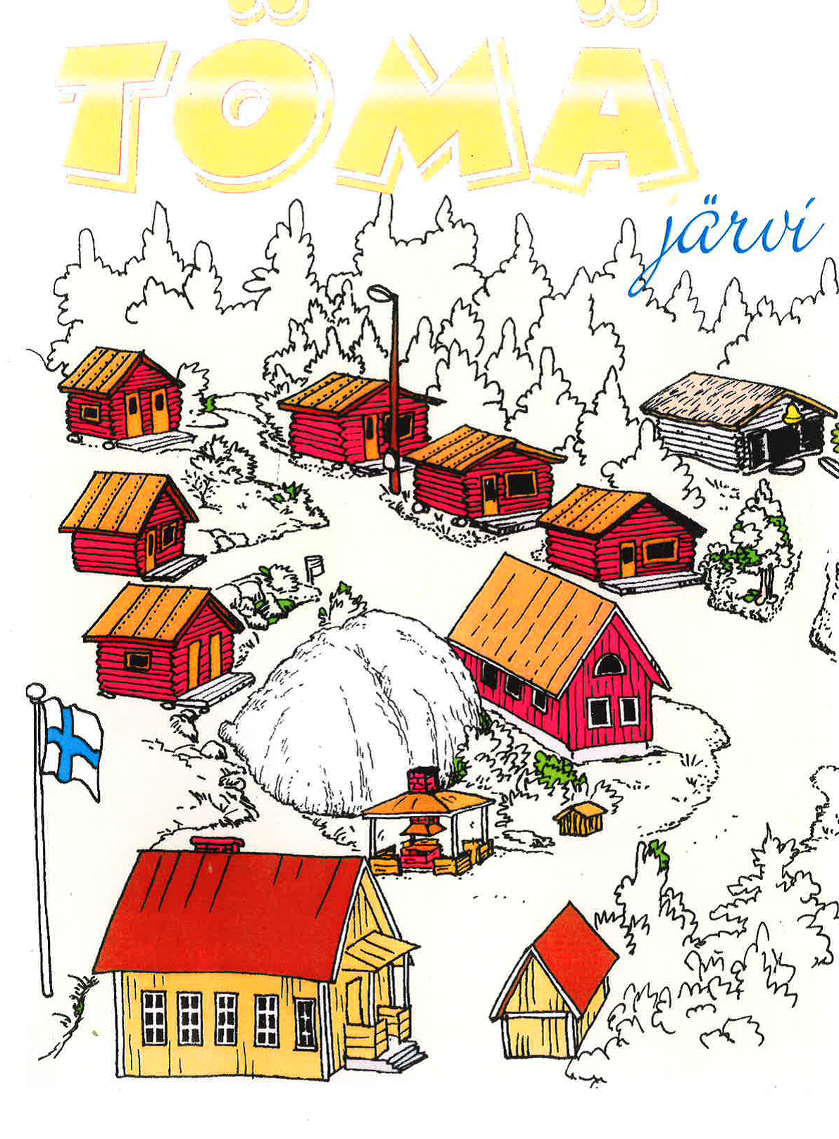 Virkistyspäivä tömäjärven kartta
